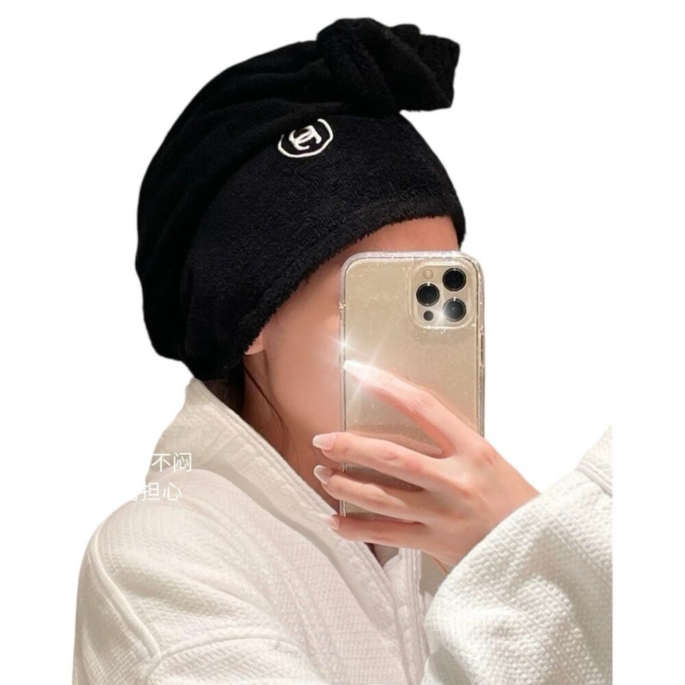 GWP Chanel Beauté Black Hair Towel✨